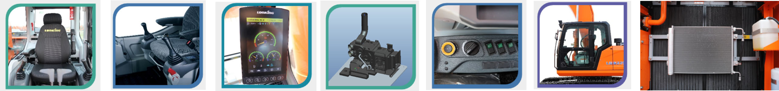 21800kg crawler excavator Lonking LG6225E