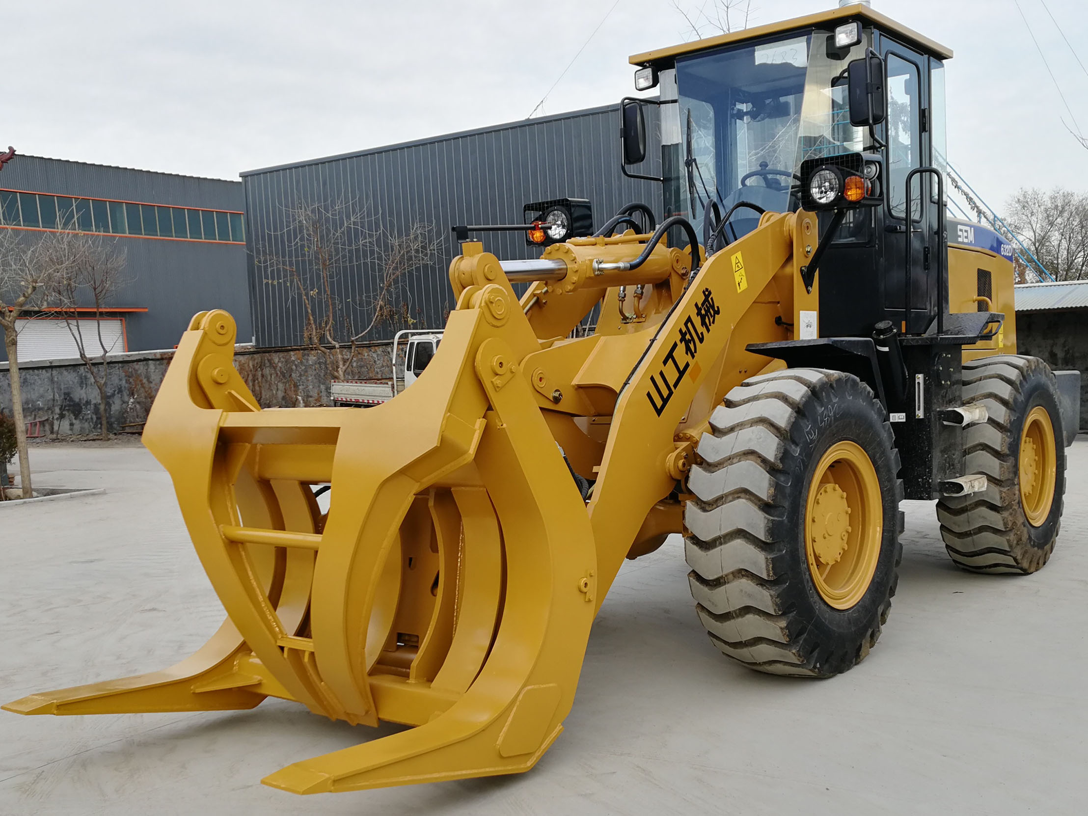 Forestry Log Grapple Loader